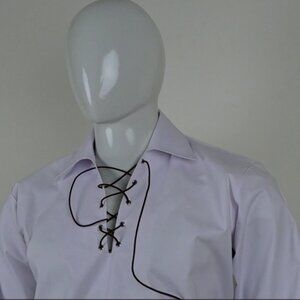 Mens Summer Shirt Cool White Cotton Shirt Breathable shirt For Summer SIZE 3XL